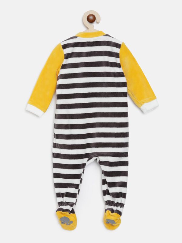 Velour Babysuit-Front Opening image number null